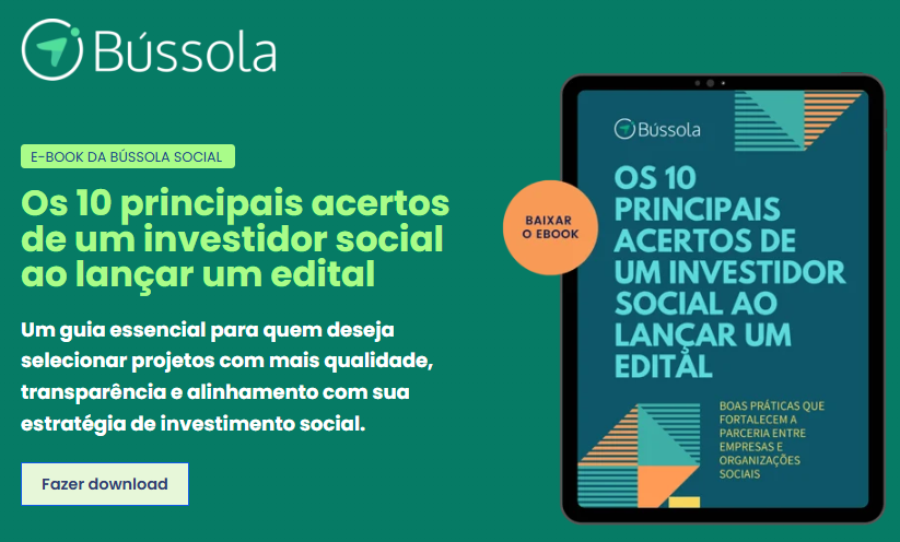 Bússola Social - Ebook - Gestão de Editais - Investimento Social